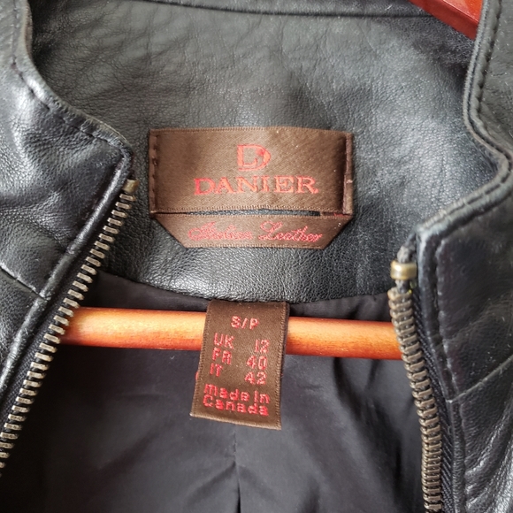 DANIER LEATHER MOTO JACKET 🖤 - Picture 5 of 7